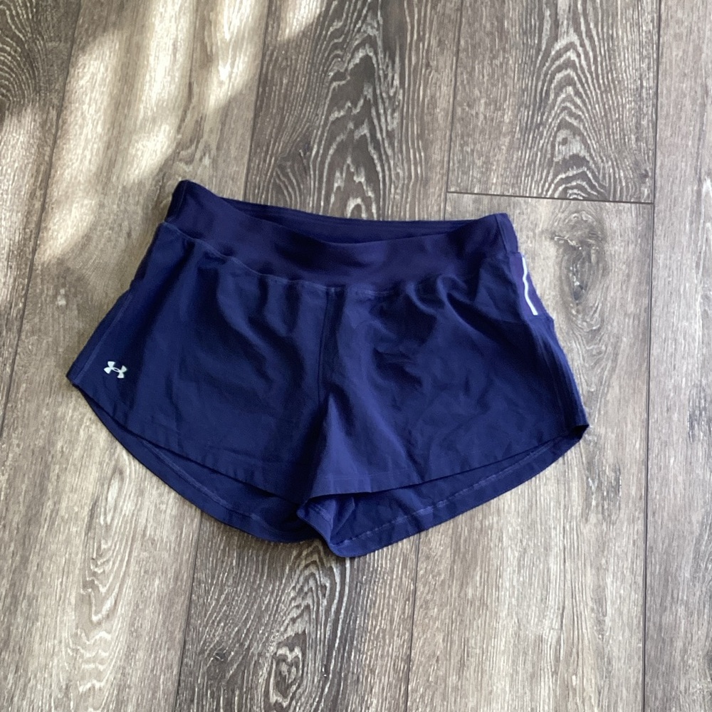 Under Armour Women's Dark Blue Athletic Shorts